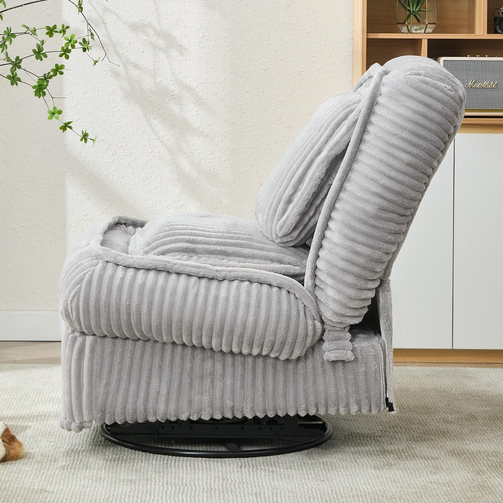 Canapé simple pivotant à 360°, canapé inclinable, fauteuil à bascule manuel sans accoudoirs, salon, bureau