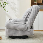 Canapé simple pivotant à 360°, canapé inclinable, fauteuil à bascule manuel sans accoudoirs, salon, bureau