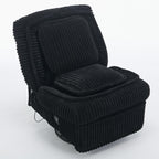 Canapé simple pivotant à 360°, canapé inclinable, fauteuil à bascule manuel sans accoudoirs, salon, bureau