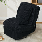 Canapé simple pivotant à 360°, canapé inclinable, fauteuil à bascule manuel sans accoudoirs, salon, bureau