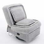 Canapé simple pivotant à 360°, canapé inclinable, fauteuil à bascule manuel sans accoudoirs, salon, bureau