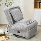 Canapé simple pivotant à 360°, canapé inclinable, fauteuil à bascule manuel sans accoudoirs, salon, bureau