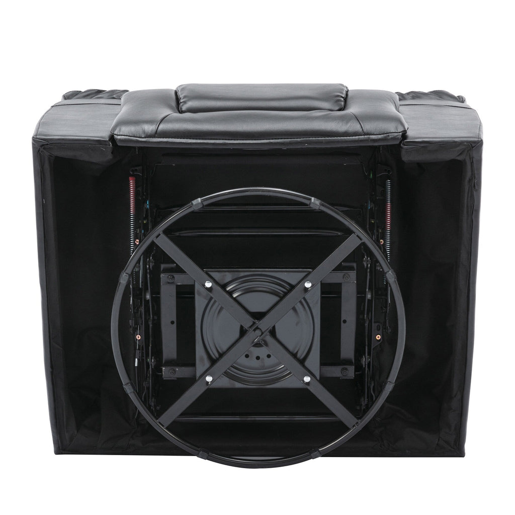 Fauteuil inclinable pivotant et basculant à 360° pour home cinéma