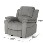 Fauteuil inclinable standard à planeur manuel de 38,5 po de large