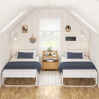 Lit pliant 38'' avec matelas, lit pliable portable avec housse de rangement