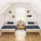 Lit pliant 38'' avec matelas, lit pliable portable avec housse de rangement