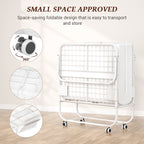 Lit pliant 38'' avec matelas, lit pliable portable avec housse de rangement