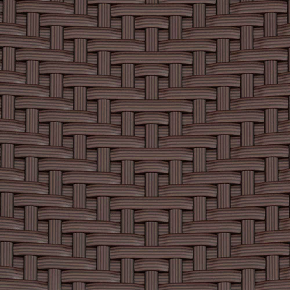 Ensemble de bistrot pliant 3 pièces en rotin PE pour intérieur/extérieur