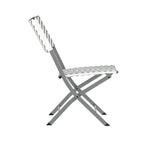 Ensemble de bistrot pliant 3 pièces en rotin PE pour intérieur/extérieur