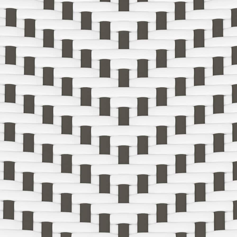 Ensemble de bistrot pliant 3 pièces en rotin PE pour intérieur/extérieur