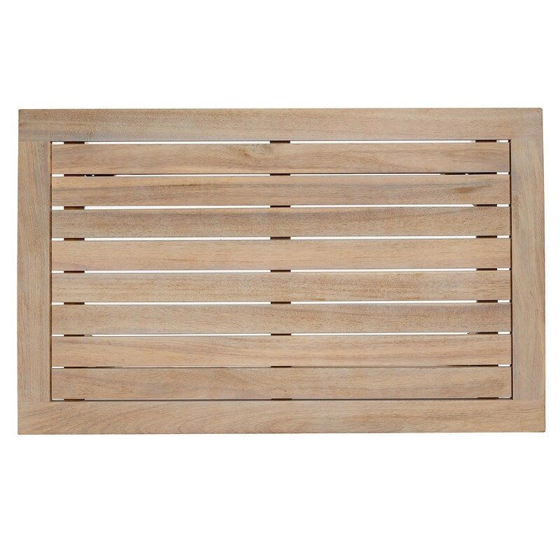 Ensemble de salon de jardin en bois pour 4 personnes avec coussins