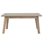 Ensemble de salon de jardin en bois pour 4 personnes avec coussins