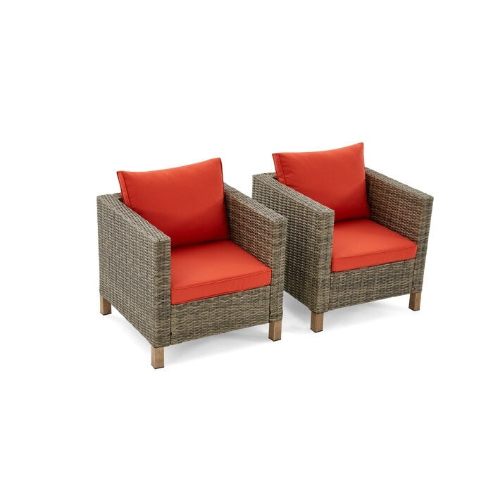 Ensemble de sièges d'extérieur pour 4 personnes avec coussins