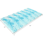 Surmatelas en mousse à mémoire de forme avec gel rafraîchissant de 10 cm et mousse ventilée CertiPUR-US