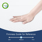 Matelas en mousse à mémoire de forme rafraîchissante à trois volets de 4 pouces