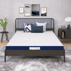 Matelas en mousse à mémoire de forme rafraîchissante à trois volets de 4 pouces