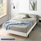 Support de matelas à sommier métallique de 4 et 7,5 pouces avec lattes en bois