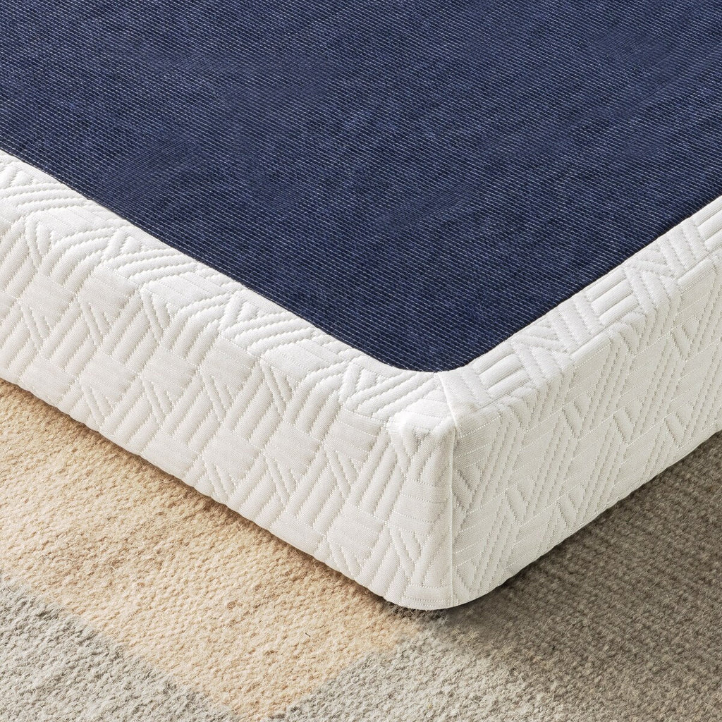 Support de matelas à sommier métallique de 4 et 7,5 pouces avec lattes en bois