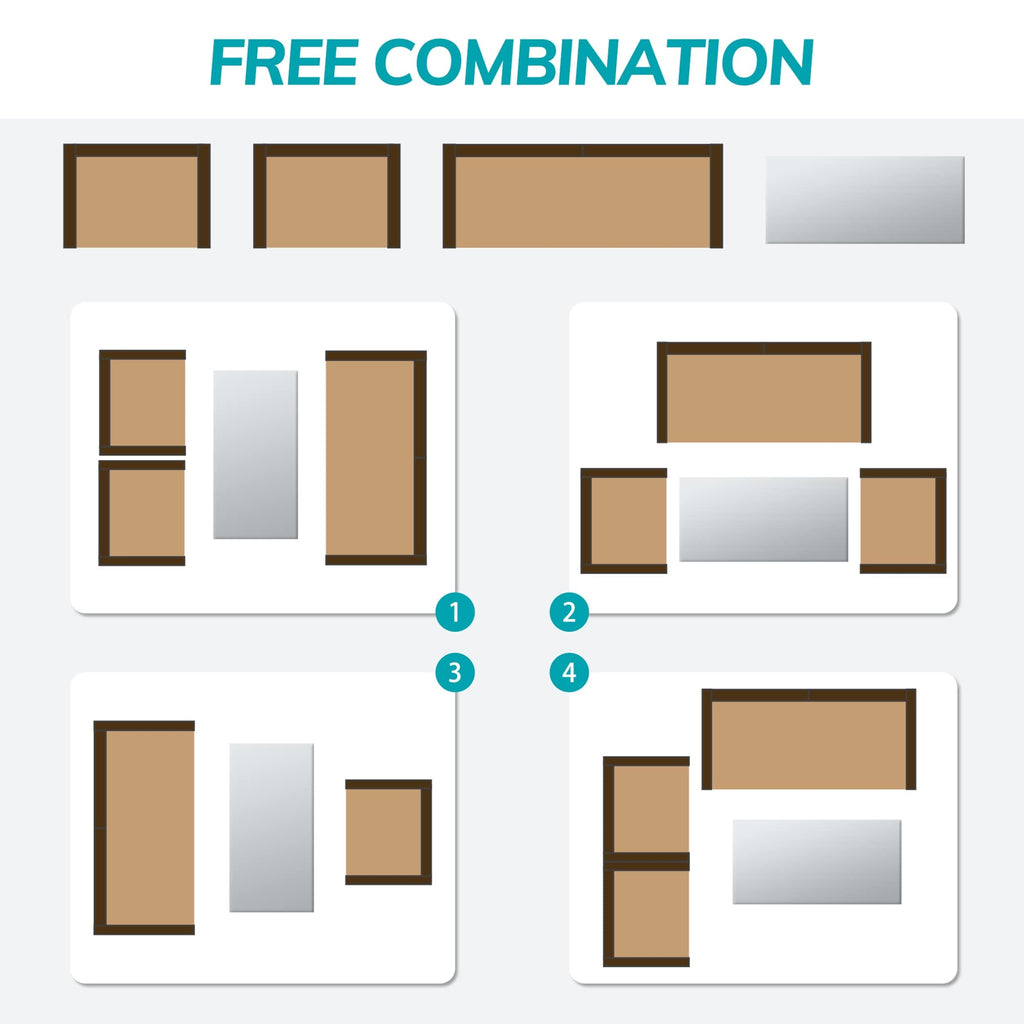 Ensemble de conversation de patio en osier 4 pièces avec canapé et chaise en rotin