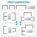 Ensemble de conversation de patio en osier 4 pièces avec canapé et chaise en rotin