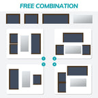 Ensemble de conversation de patio en osier 4 pièces avec canapé et chaise en rotin