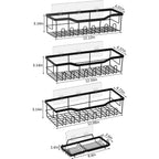 Lot de 4 paniers de douche - 4 pièces