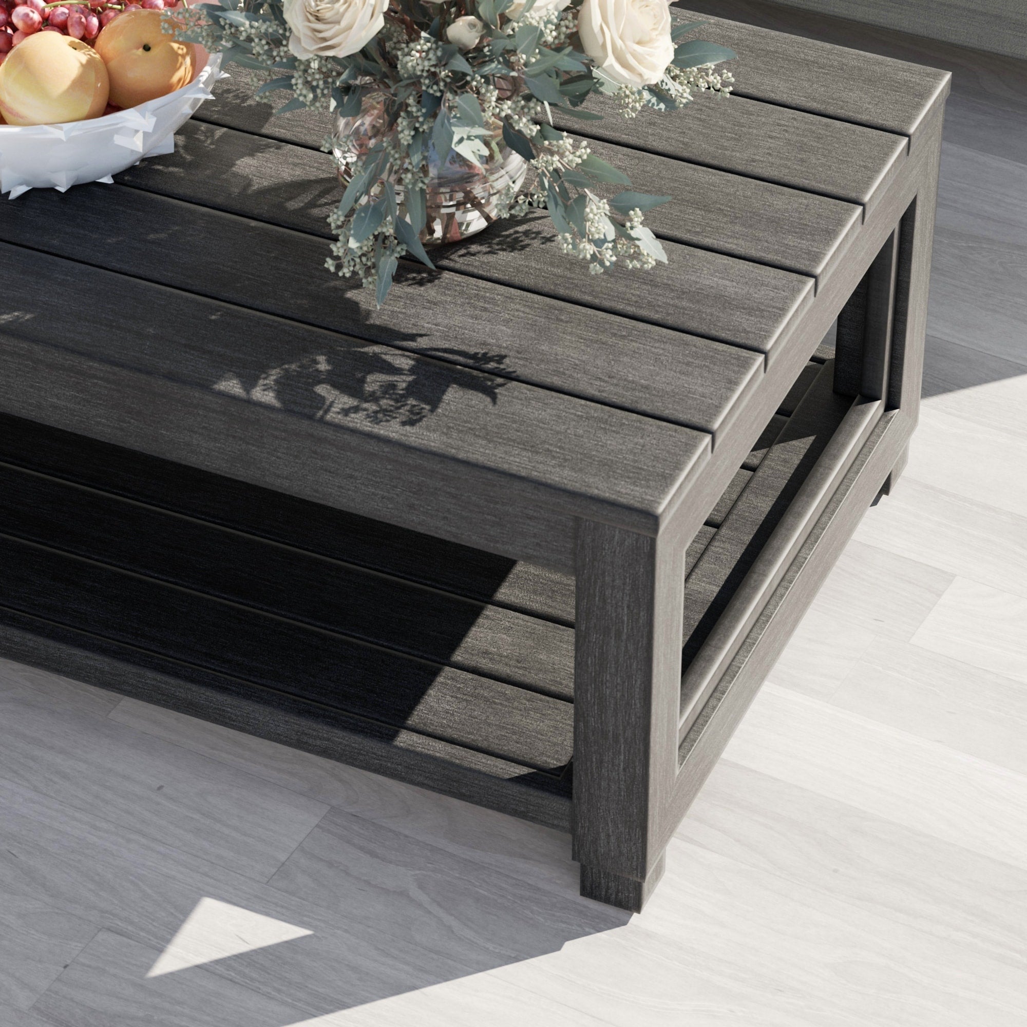 Ensemble de salon de jardin en aluminium pour 4 personnes avec chaises pivotantes, cadre et coussins peints à la main