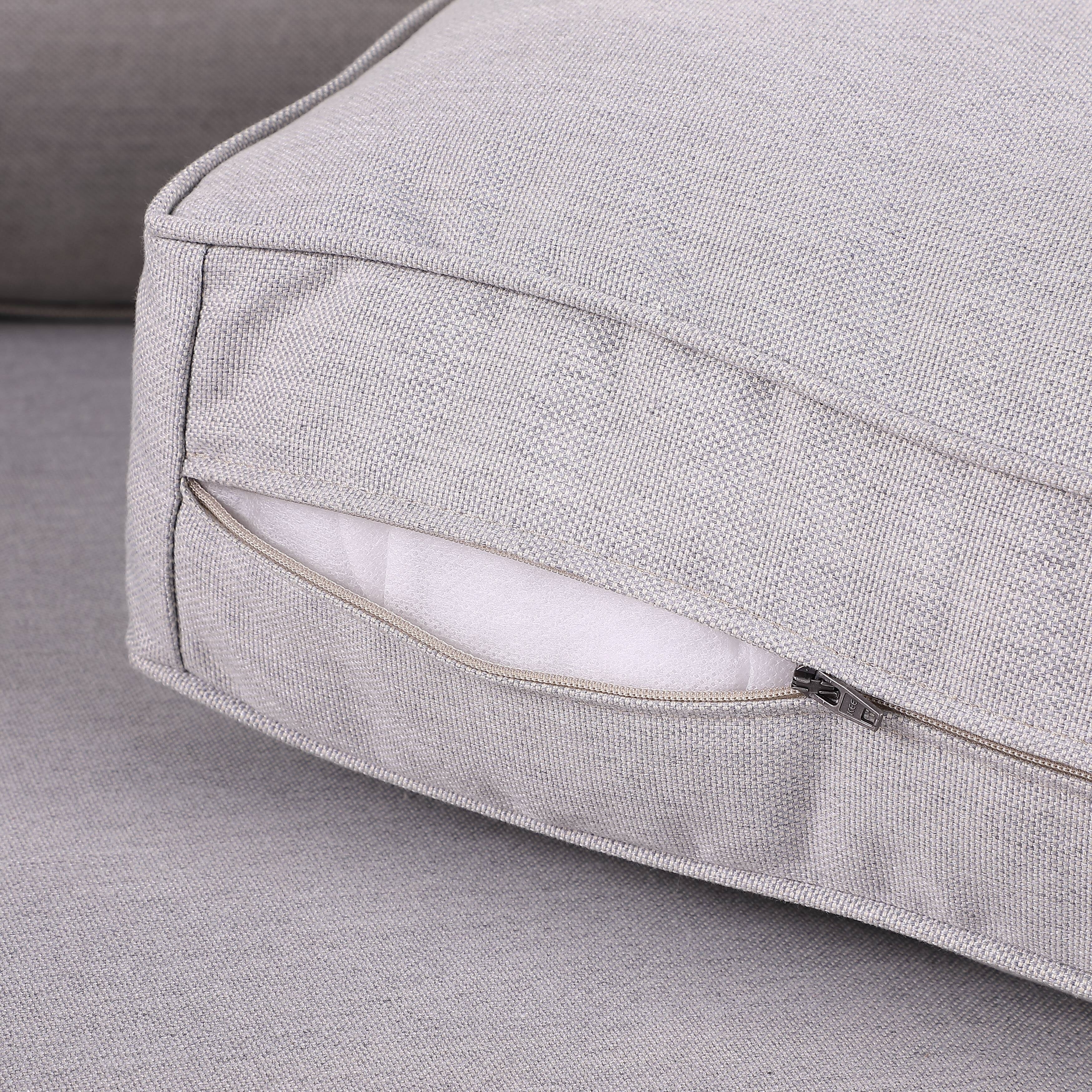 Ensemble de canapés Manhattan rustiques en osier, 4 pièces, avec verre trempé