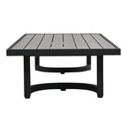 Ensemble de canapés d'extérieur 4 pièces 5 places en acier avec table basse, imperméable, antirouille et anti-UV