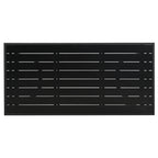 Ensemble de canapés d'extérieur 4 pièces 5 places en acier avec table basse, imperméable, antirouille et anti-UV