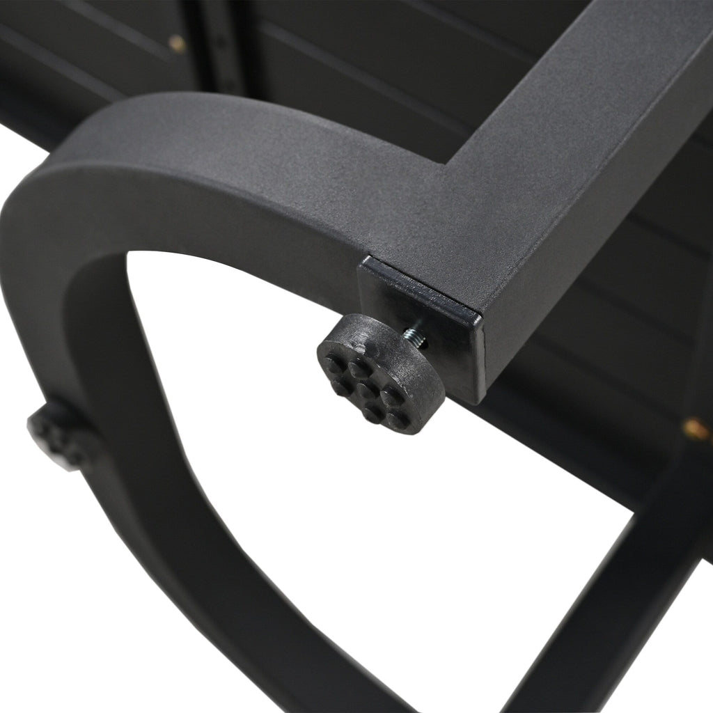 Ensemble de canapés d'extérieur 4 pièces 5 places en acier avec table basse, imperméable, antirouille et anti-UV