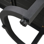 Ensemble de canapés d'extérieur 4 pièces 5 places en acier avec table basse, imperméable, antirouille et anti-UV