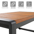 Ensemble de meubles de patio extérieur 4 pièces, ensemble bistro, ensemble de conversation de patio avec table basse et coussin amovible, ensemble de sièges d'extérieur