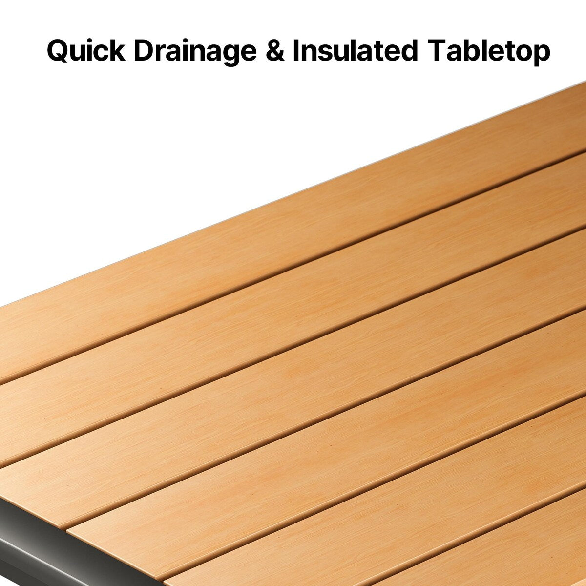 Salon de jardin 4 pièces en bois massif avec housses de coussin amovibles