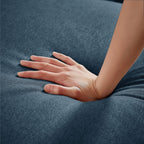 Canapé sectionnel 4 places en U avec méridienne double pour salon