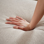 Canapé sectionnel 4 places en U avec méridienne double pour salon