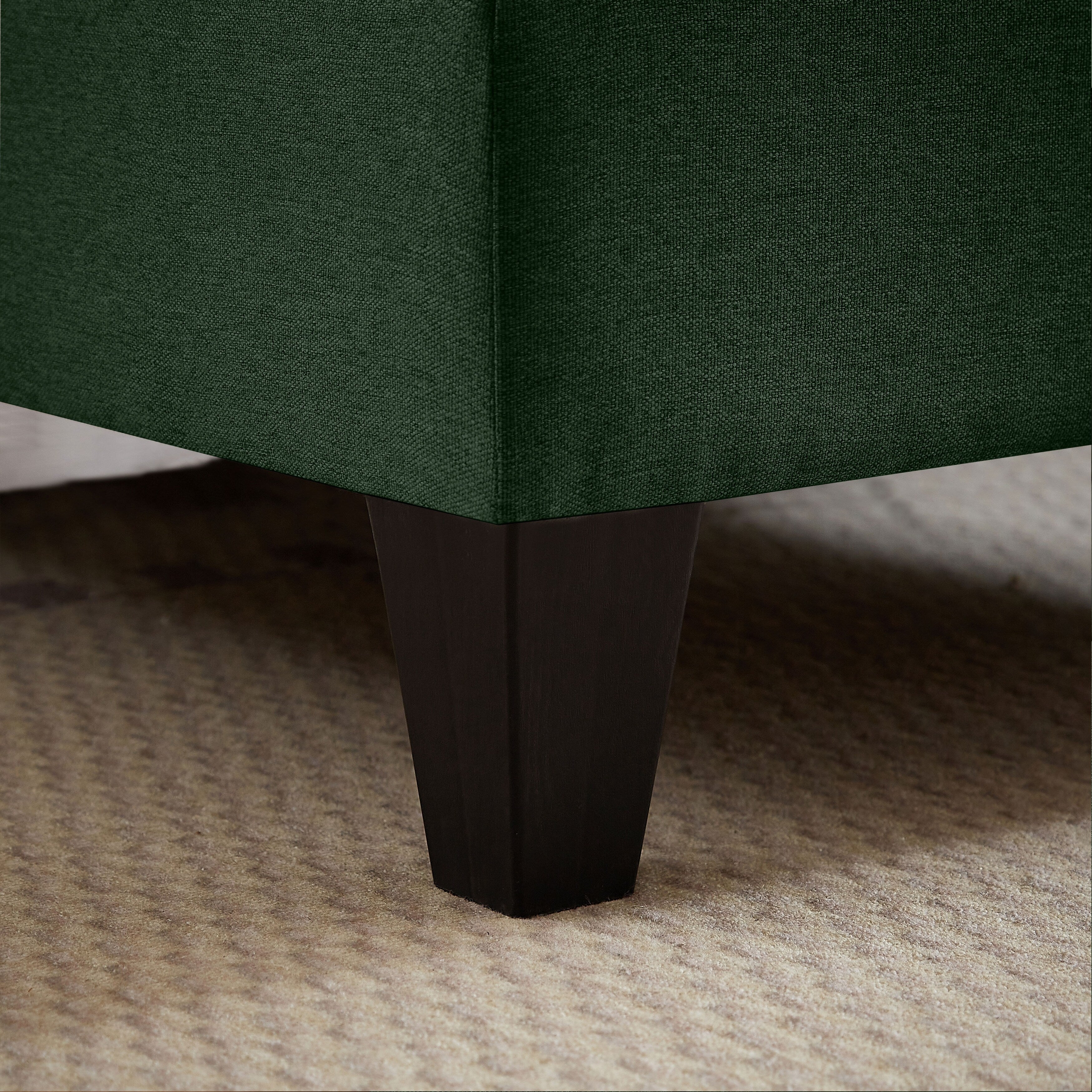 Canapé sectionnel 4 places en U avec méridienne double pour salon