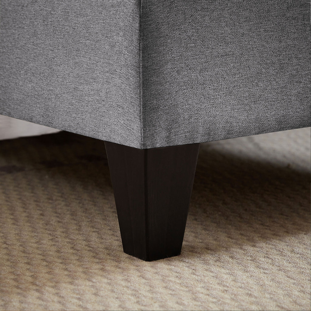 Canapé sectionnel 4 places en U avec méridienne double pour salon