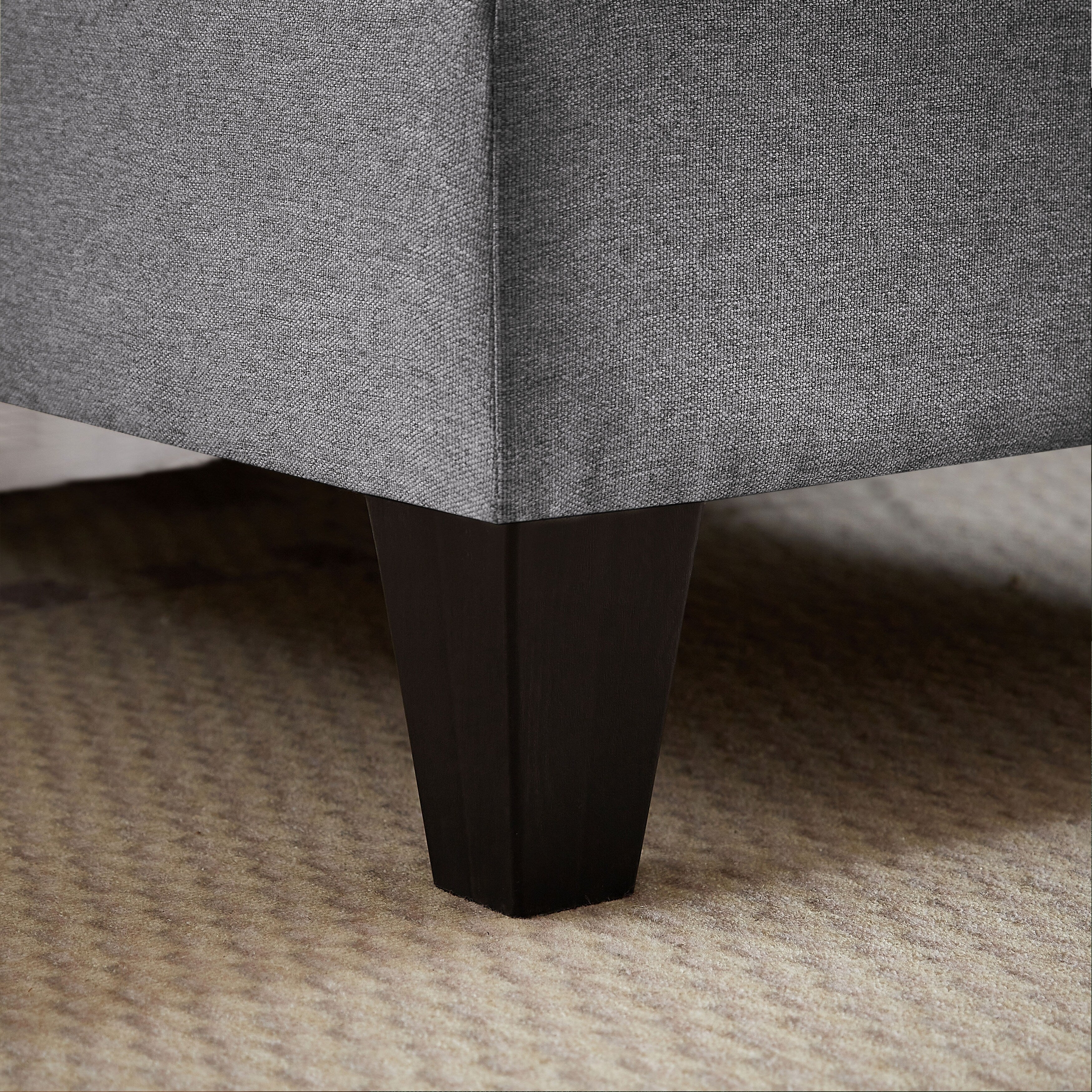 Canapé sectionnel 4 places en U avec méridienne double pour salon