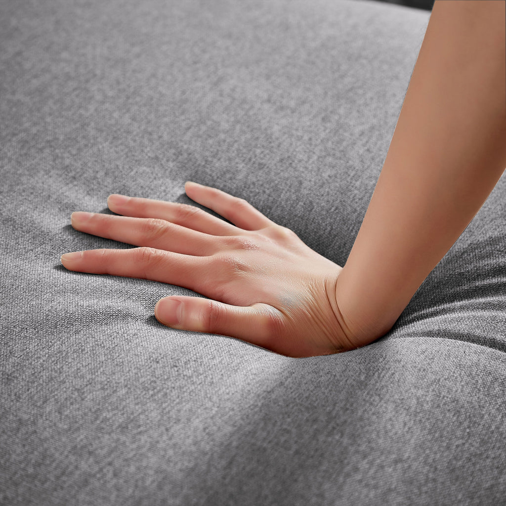 Canapé sectionnel 4 places en U avec méridienne double pour salon