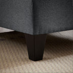 Canapé sectionnel 4 places en U avec méridienne double pour salon