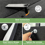 Canapé 4 places en chenille avec housse amovible pour salon