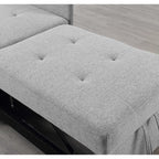 Canapé-lit convertible 4 en 1 avec dossier réglable