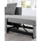 Canapé-lit convertible 4 en 1 avec dossier réglable