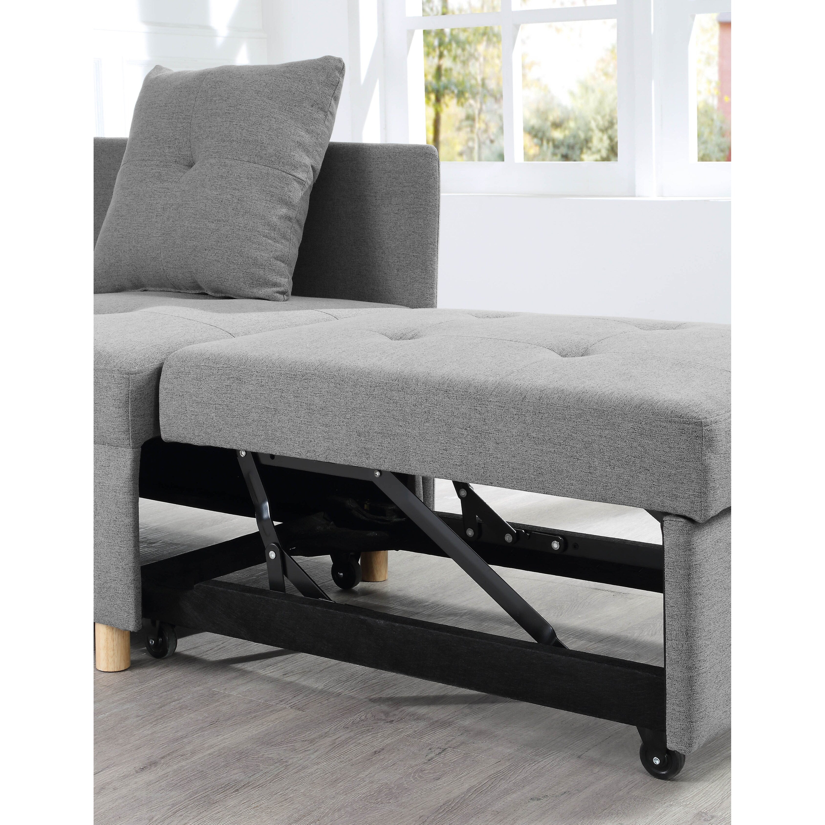 Canapé-lit convertible 4 en 1 avec dossier réglable