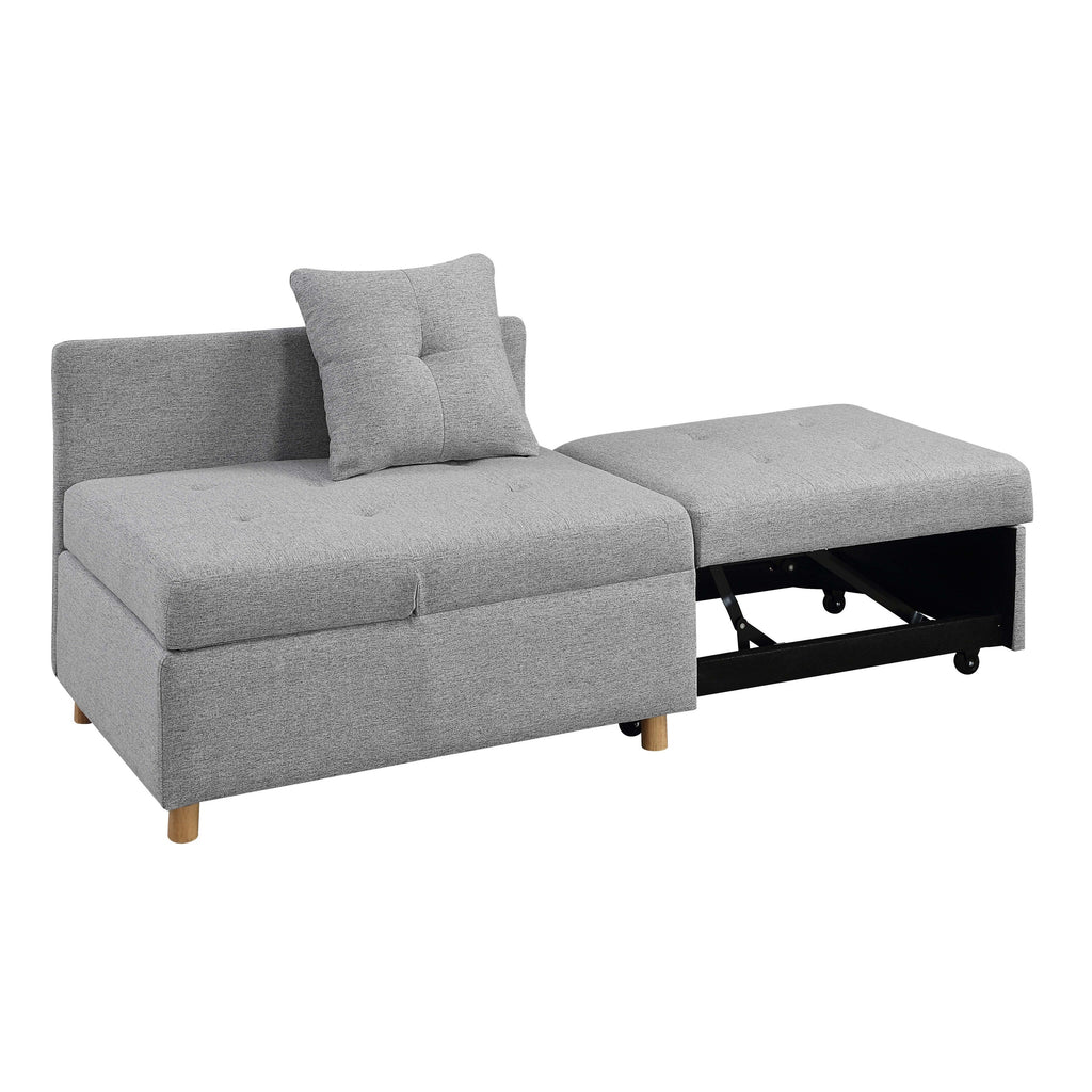 Canapé-lit convertible 4 en 1 avec dossier réglable