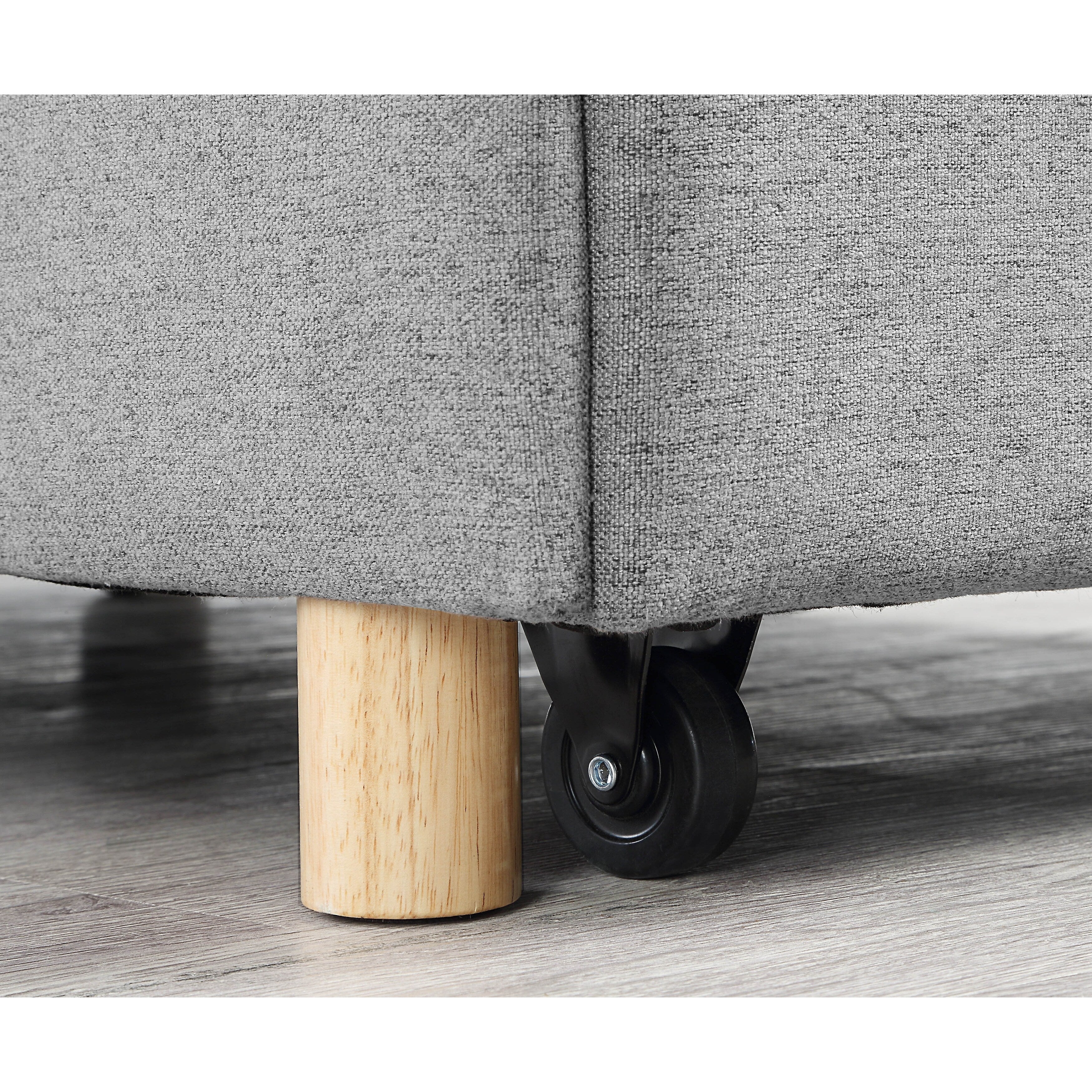 Canapé-lit convertible 4 en 1 avec dossier réglable