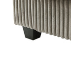 Canapé 4 places en velours côtelé