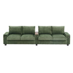 Canapé 4 places en velours côtelé