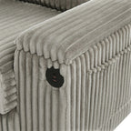 Canapé 4 places en velours côtelé